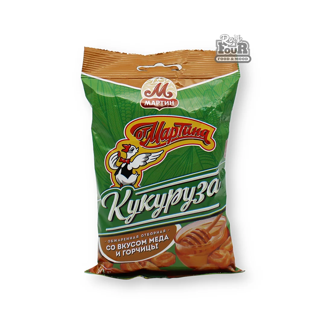 Fried corn with honey and mustard flavor "Ot Martina" 60g